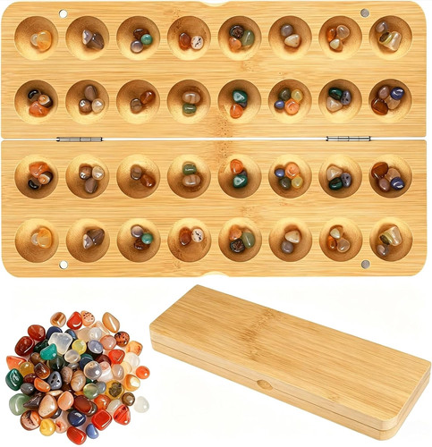 Kalaha brettspiel aus - brettspiel, holz