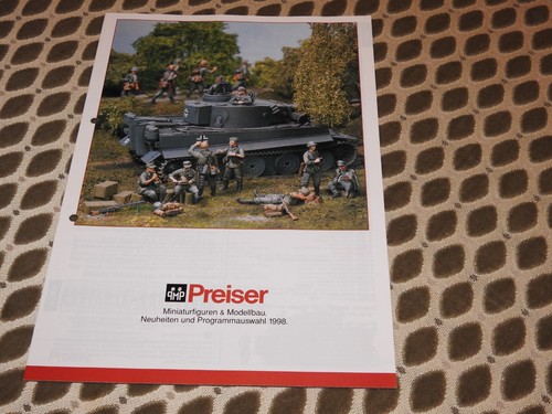 Preiser prospekt katalog - ,
