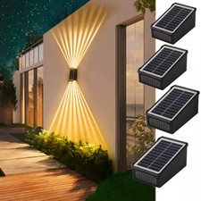 1-8x LED Solar Garten Lampe