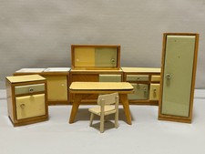 DDR Puppenküche Puppenmöbel 1950er/60er Linus Dähnert Erzgebirge Miniaturküche