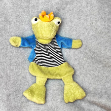 Sterntaler Froschkönig Handpuppe, 32 cm, Schmusetuch, Frosch, Plüschtier