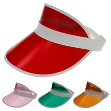 4x Visor Retro Cap Sonnenmütze Schirmmütze Durchsichtig Plastik Blende Mütze