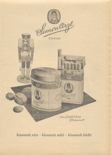 Simon Arzt Cigarettes 1957 - Vintage Werbung Reklame - yellowed_vintageads