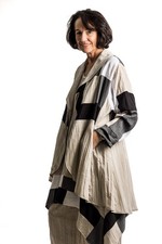 designer Patchwork Jacke mit