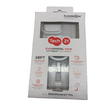 tech21 Evo Crystal Kick Hülle für iPhone 15 Pro Max, Kompatibel mit MagSafe