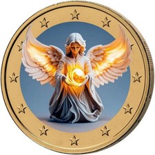 2 Euro Farbmünze "Schutzengel