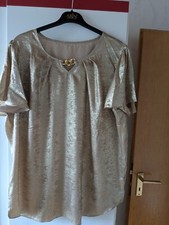 Goldene Bluse Gr.XXL. Neu