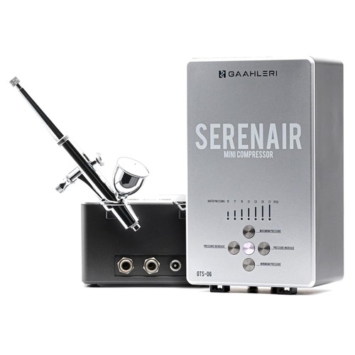 Airbrush set mit - set, kompressor