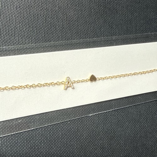 Initialen armband goldfarben - initialen,