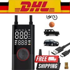 LCD Elektrische Akku Luftpumpe Auto Fahrrad Reifen Druckluft Kompressor 150PSI