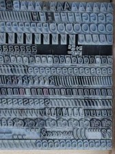 HELVETICA MAGER KURSIV 16p Bleischrift Bleisatz Buchdruck Handsatz Bleilettern 