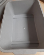 7 x  Stapelkörbe,Aufbewahrungsbox, Bürobedarf  Ablage Ordnen-GRAU 30 x 20 cm OKT