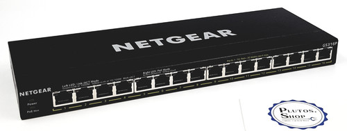 Netgear gs316p 16port poe - netgear,