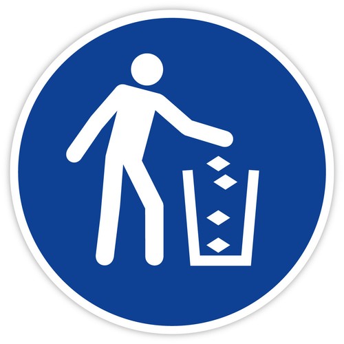 Aufkleber gebotszeichen - aufkleber,