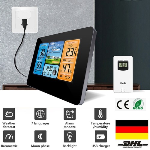 Wetterstation funk mit innen - wetterstation,