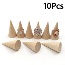 1-10Pcs Ring Organizer Holz
