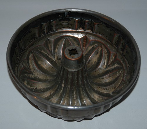 Große antike gugelhupf kupfer - große,