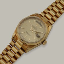 18K Rolex Day-Date 18038 Watch