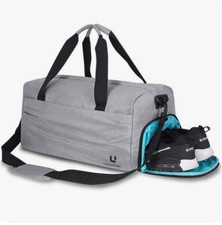 Reisetasche Trainingstasche Sporttasche Fitnesstasche Fußballtasche 23L Grau