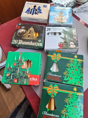 Vintage baumkerzen konvolut - baumkerzen,