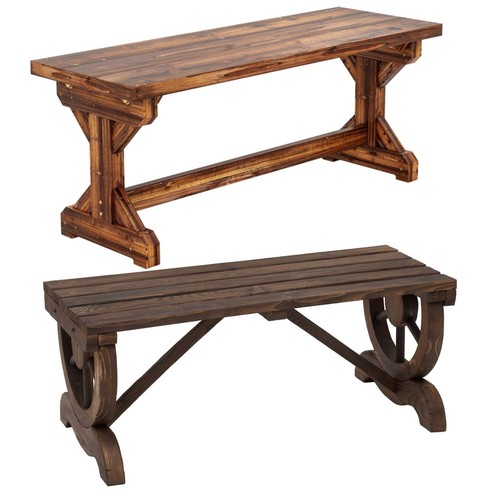 Sitzer gartenbank holz - 2-sitzer,