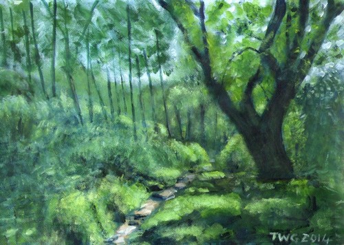 Original terry george gemälde - original,