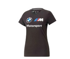 Original BMW M Motorsport Logo T-Shirt BLACK Damen