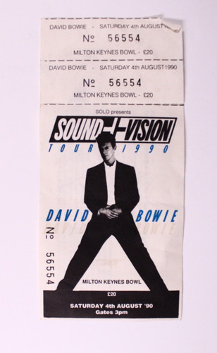 David bowie complete ticket - bowie,