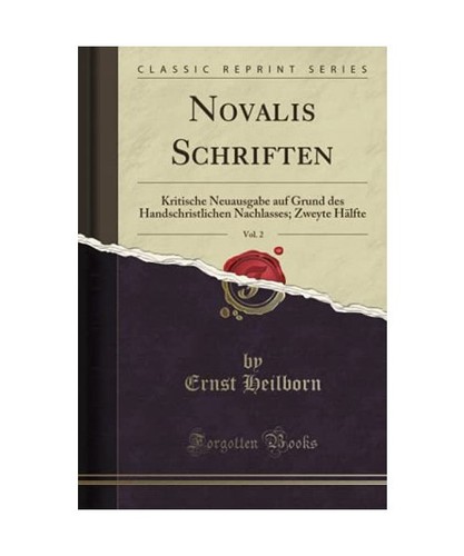 Novalis schriften vol 2 - schriften,,