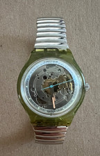 Swatch Automatic Skelett-Uhr mit Flexarmband
