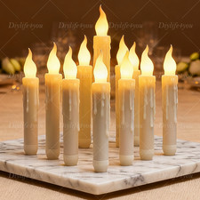 6/12PCS LED Stabkerzen