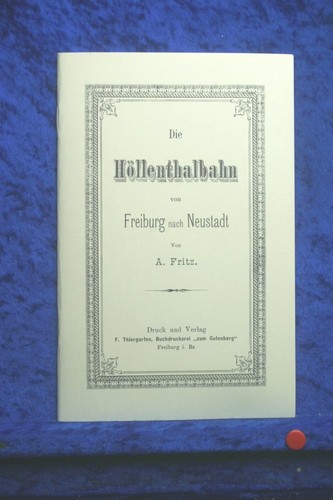 Die höllentalbahn - höllentalbahn, (ee105)