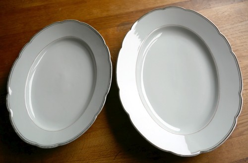 Ovale servierschalen weißes - 2,
