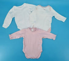 3x Langarm Body für Mädchen von NEXT / M&S in Gr. 62/68 (3-6 M)   100% Baumwolle