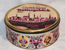 seltene Blechdose DDR Blechdose delikat KONSÜ Cottbuser Buttergebäck