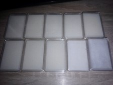 10 gebrauchte Edelstein-Boxen, mit weissem Schaumstoff ca. 3,8 x 5,7x1,6 cm b