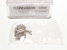 Fleischmann N 20x Schienenverbinder silber 9404 NEU OVP