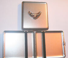 Zigaretten Etui  Militär Feldgendarmerie Militärpolizei  Emblem  Metall  NEU