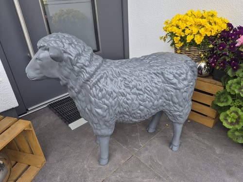 Kunstbemalung figur schaf - ,