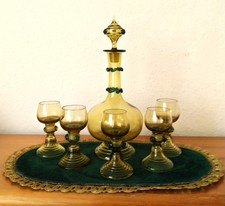 Antikes Likörkaraffen-Set