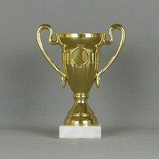Henkelpokal PVC / 18 cm / gold