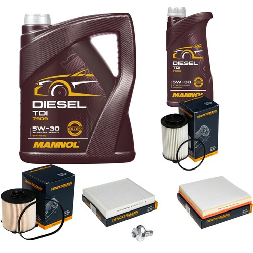 Inspektionspaket mannol - inspektionspaket, 6l
