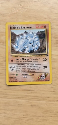 Blaines rhyhorn edition - rhyhorn, 1.