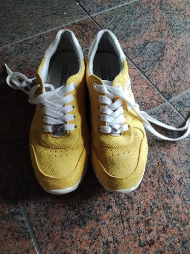 Gelbe weiße sneaker von tom - gelbe/weiße,