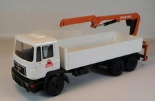 NEU 3-Achser MAN 72000 Conrad Atlas Kran 140.1 Weyhausen Pritsche OVP 1:50 LKW