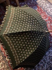 Regenschirm Rüschenschirm Grün Trachten Oktoberfest Stockschirm