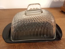 Antik Art Déco Käseglocke