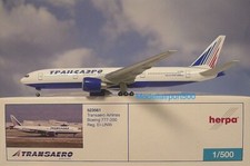 Herpa Wings 1:500  Boeing 777-200  Transaero  EI-UNW  523561  Modellairport500