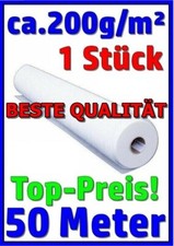 1x Malervlies 50m² BESTE QUALITÄT Vilies Tapeten Weiss GLASFASER 200g/m²