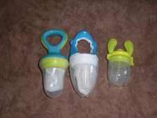 3x Fruchtsauger von Kidsme, Nüby, Dentistar